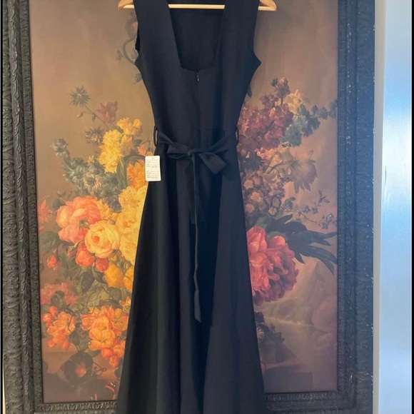 New with tag black king designer dress flare bottom fit in waist size M/L - Picture 4 of 7